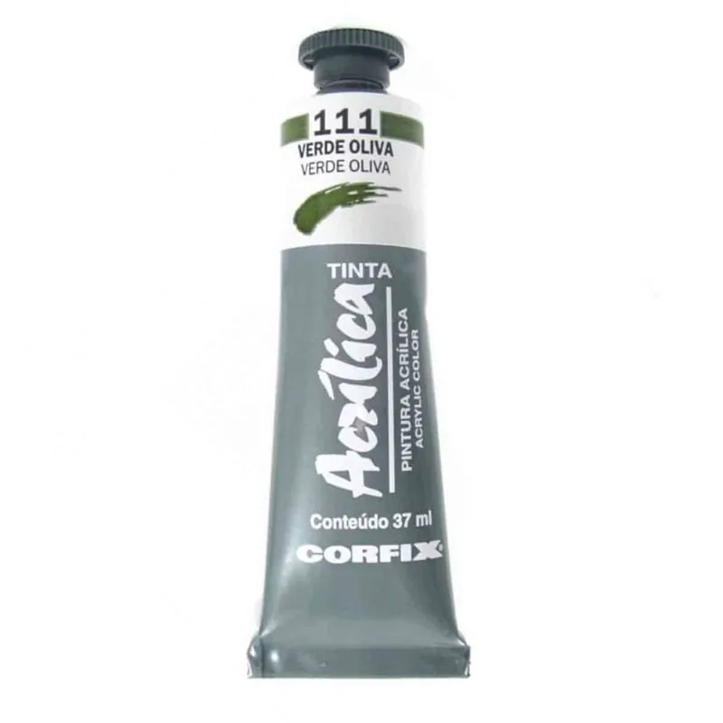 Tinta Acrilica Corfix 111 Verde Oliva 37ml
