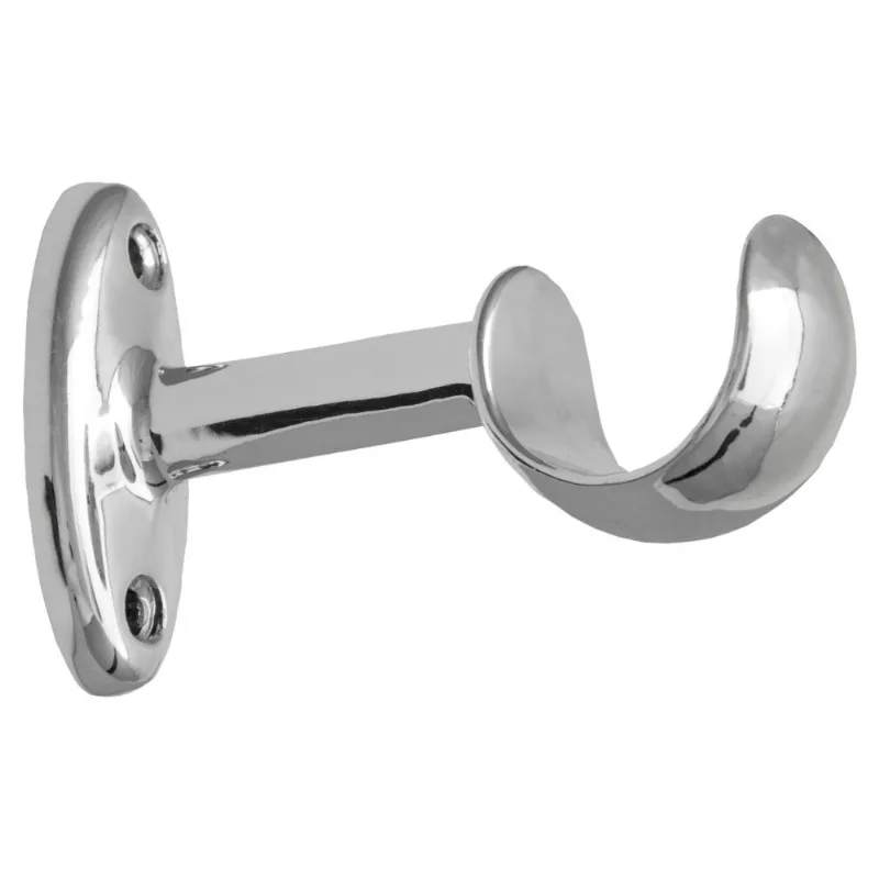Suporte Para Varão De Cortina Bella Arte 28mm 6cm Cromado (MP)