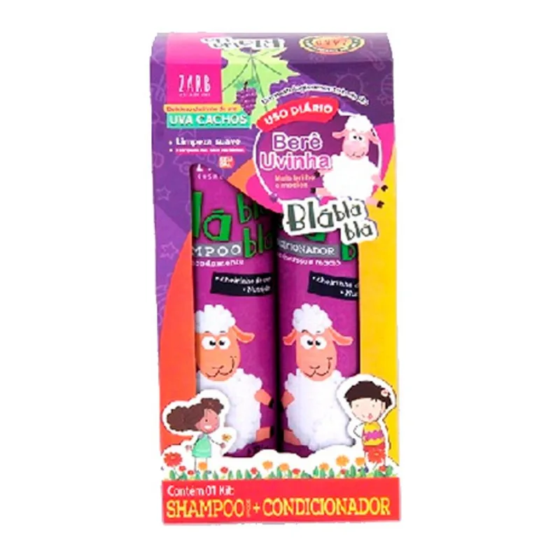 Kit Bla Bla Bla Shampoo + Condicionador Kids Cachos 300ml