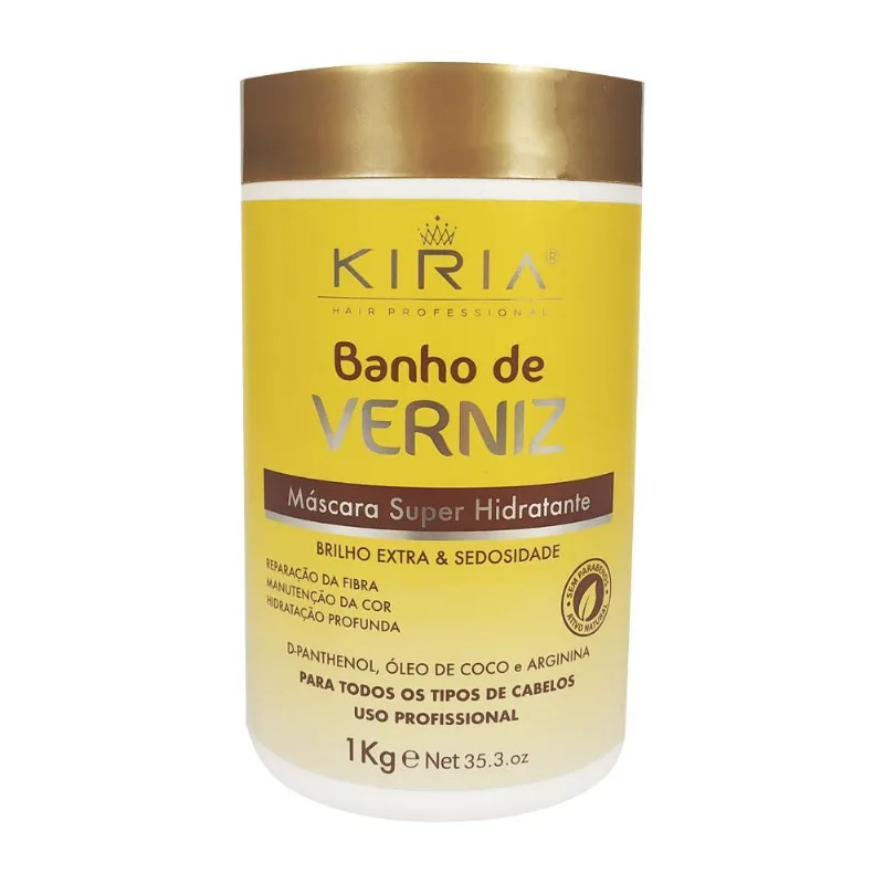 Máscara Banho De Verniz 1kg Kiria