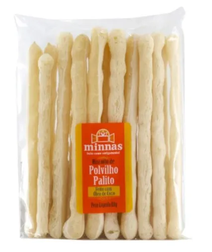 Bisc Polvilho Minnas 90g Doce C/ Coco - Mercearia