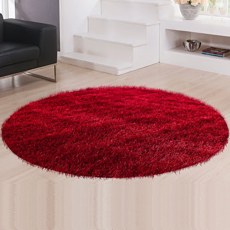 Tapete Malaga 1,60 Redondo VERMELHO