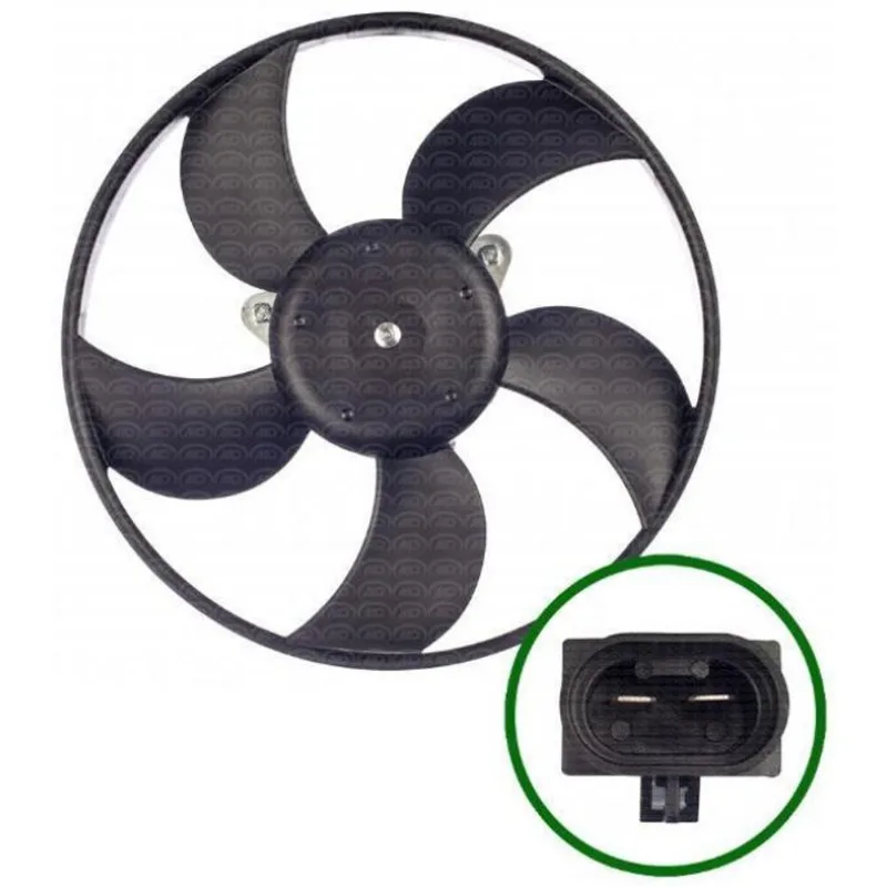Eletroventilador Ventoinha Siena Palio Mq0784 Multiqualita 4
