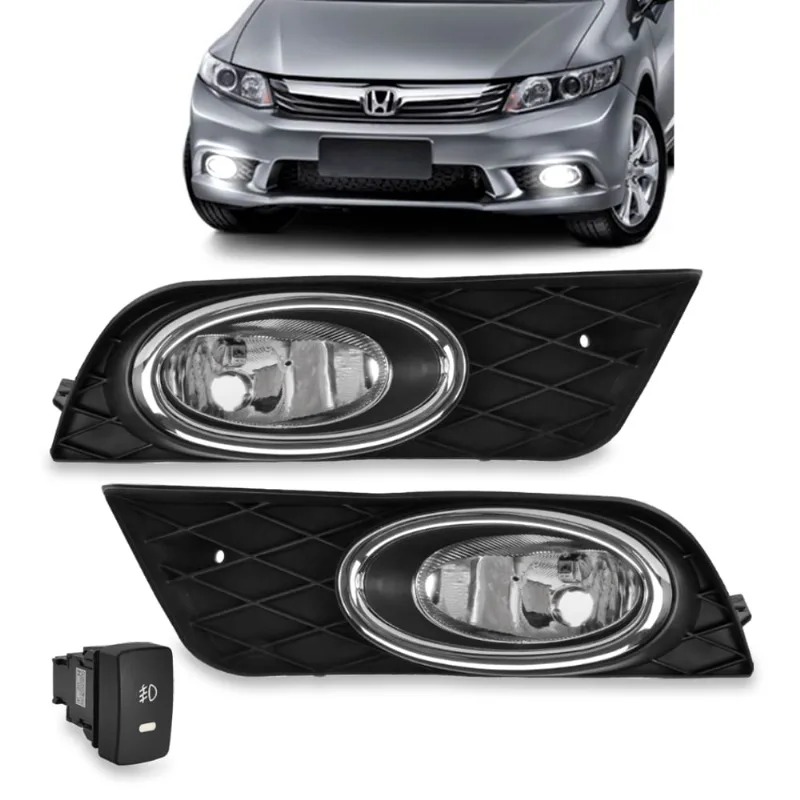 Kit Farol Auxiliar Civic 12/14 Anxt