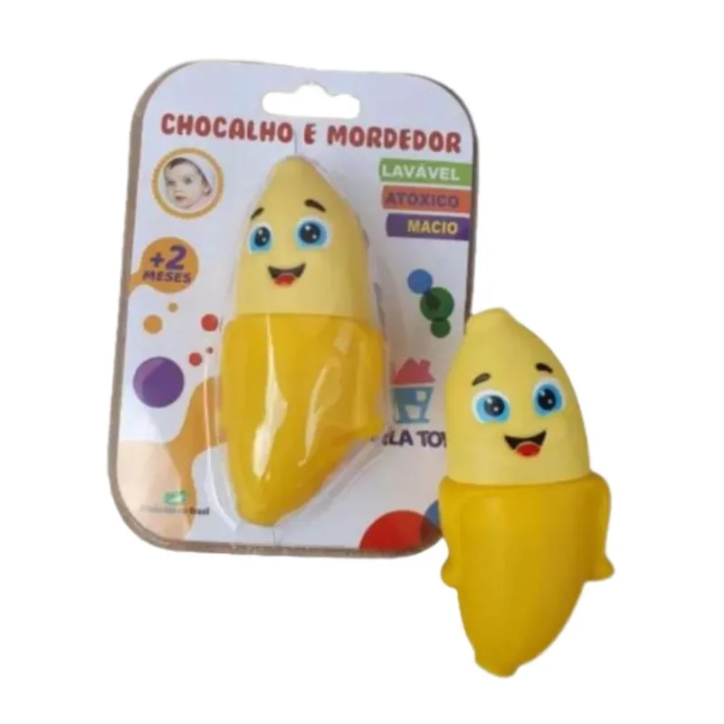 Chocalho e Mordedor Vila Toy Banana 10037