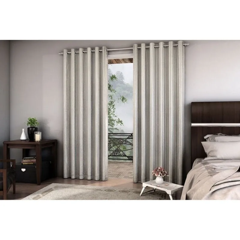 Cortina Blackout Barroco Adomes M7033 2,50 X 3,00 Prata
