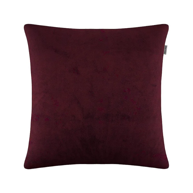Capa De Almofada Veludo Liso - Adomes Marsala