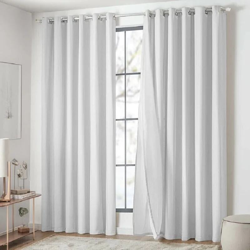 Cortina Delicatta 1,70 X 2,00m Branco/unico