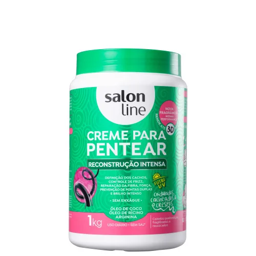 Creme Para Pentear Reconstrução Intensa 1kg - SALON LINE - Bazar