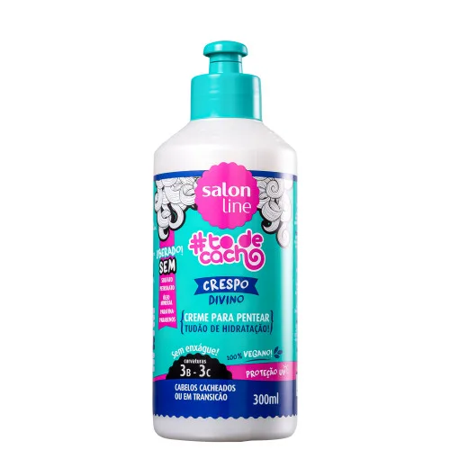 Creme Para Pentear Crespo Divino 300ml Salon Line - SALON LINE - Higiene E Beleza