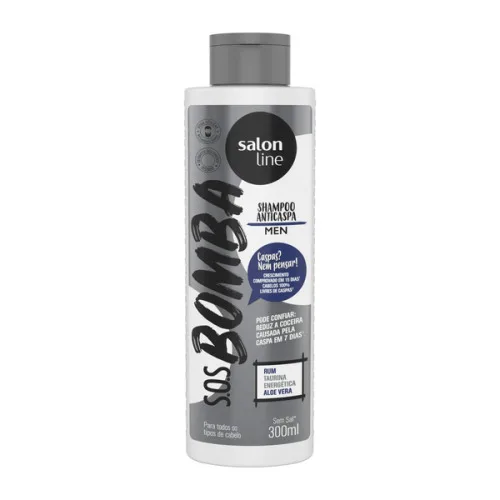 Shampoo Salon Line S.o.s Bomba De Vitaminas Men 2x1 - SALON LINE - Higiene E Beleza