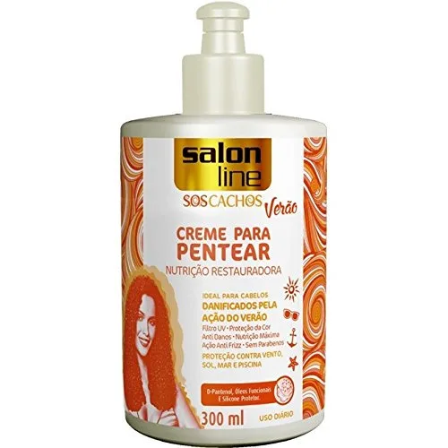 Salon Line Sos Verao Cr Pentear 300ml - SALON LINE - Higiene E Beleza