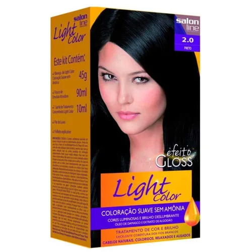 Tint Light Color 2.0 Preto - PRETO - Higiene E Beleza