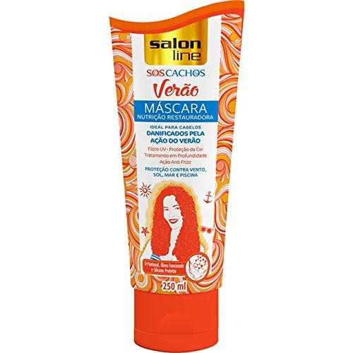 Mascara Salon Line 250ml Sos Verao - SALON LINE - Higiene E Beleza
