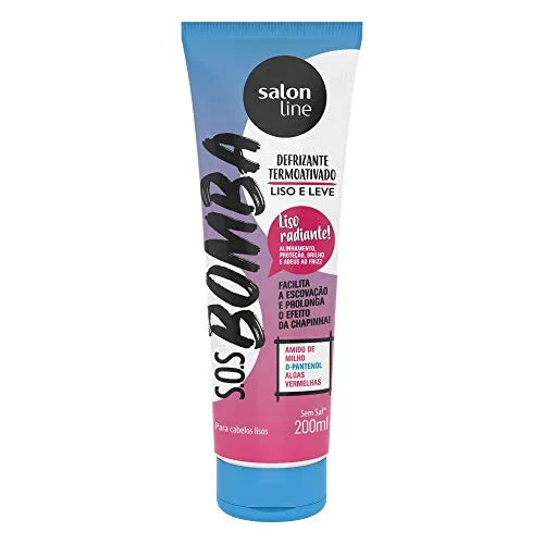 Creme Defrizante Salon Line 200g Bomba Leve Unit - SALON LINE - Higiene E Beleza