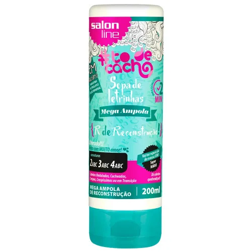 Ampola Tratamento Salon Line 200ml Sopa De Letrinhas R Todecacho Unit - SALON LINE - Higiene E Beleza
