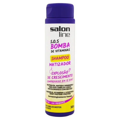 Shampoo Matizador Salon Line 300ml - SALON LINE - Higiene E Beleza