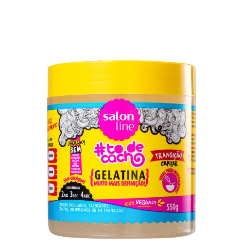 Gelatina Salon Line 550g Transicao - SALON LINE - Higiene E Beleza