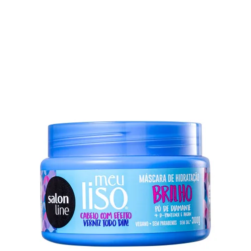 Cr Trat S Line Meu Liso Brilhant 300g - SALON LINE - Higiene E Beleza