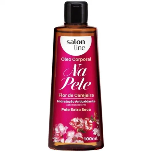 Salon Line Na Pele Oleo Corp 100ml Flor De Cerejeira - SALON LINE - Higiene E Beleza