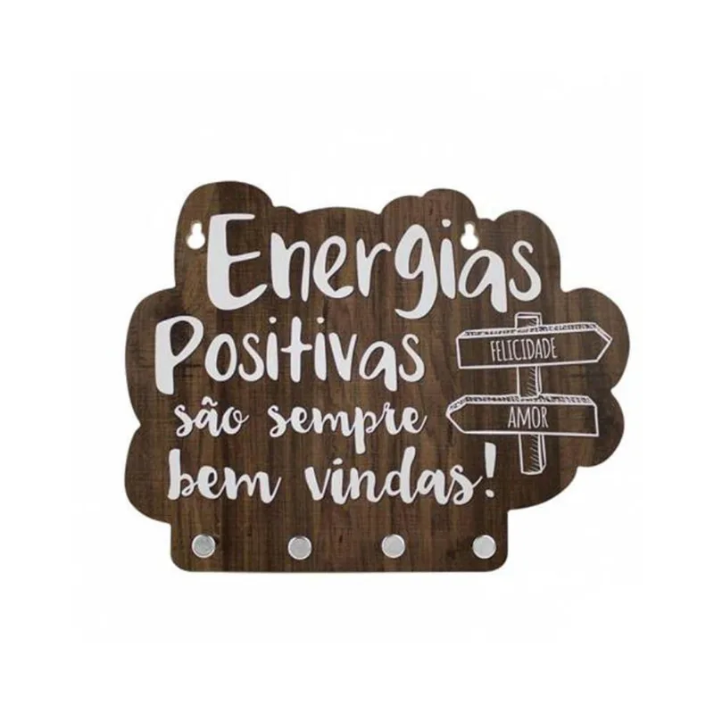 Porta-chaves energias Positivas - Kathavento
