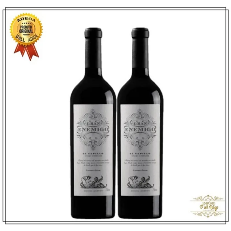 Kit 2 Vinhos Gran Enemigo Cabernet Franc El Cepillo