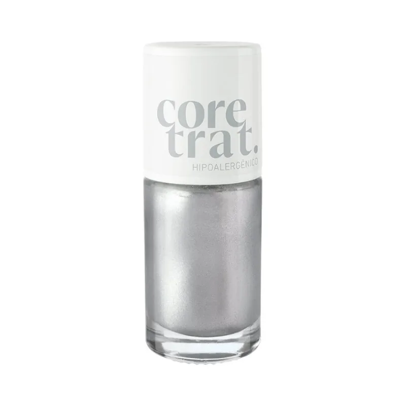 Esmalte Blant Coretrat Metálico Silver Dust Esm Blant 8,5ml Coretrat Metalico Silver Dust
