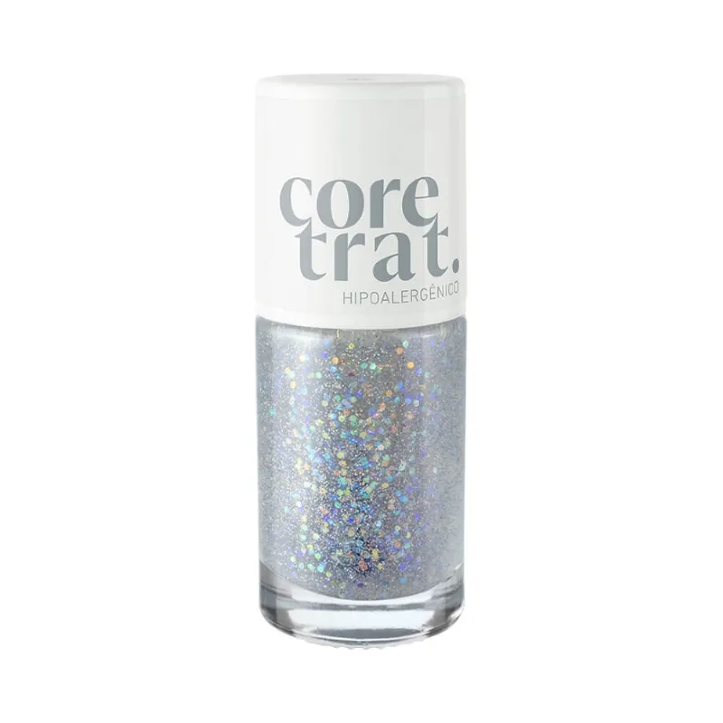 Esmalte Blant Coretrat Glitter Luz das Estrelas Esm Blant 8,5ml Coretrat Glitter Luz Das Estrel