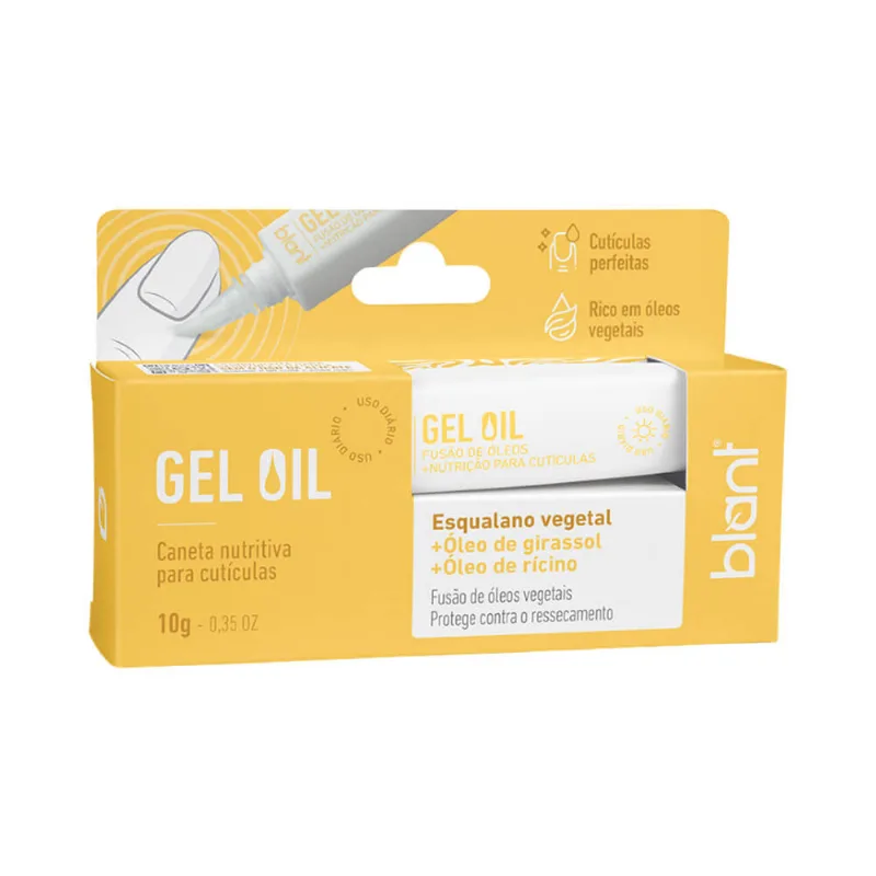 Caneta Blant Gel Oil Nutritiva para Cutículas 10g Caneta Blant 10g Nutri.Cuticula Gel Oil