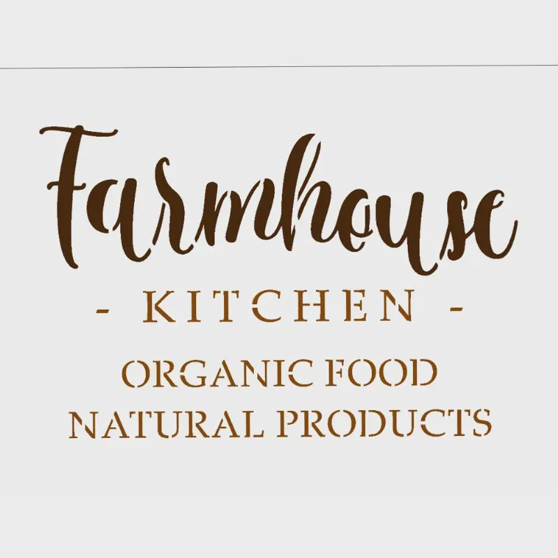 Stencil Sp. 15x20 2937 Farmhouse Kitchen
