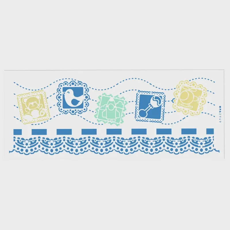 #Stencil Sp. 17X42 2949 Inf. Renda Brinqu