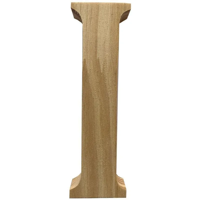 Letra I De Madeira Pinus Settis 97021 15X15X1,7