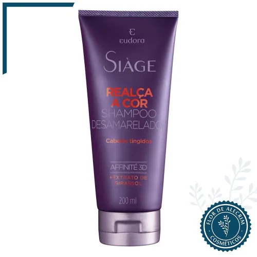 Kb Sh Ed Siage Realca A Cor Desamarelador 200ml - SIÁGE - Higiene E Beleza