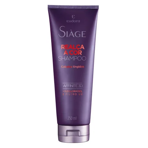 Kb Sh Ed Siage Realça A Cor 250ml - SIÁGE - Higiene E Beleza