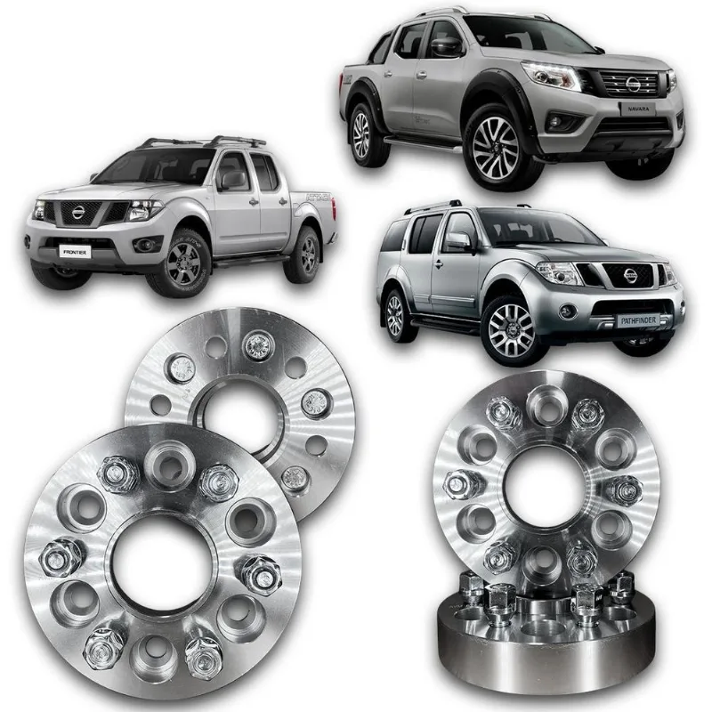 Kit 4 Espaçador Alargador Rodas Frontier Pathfinder Navara