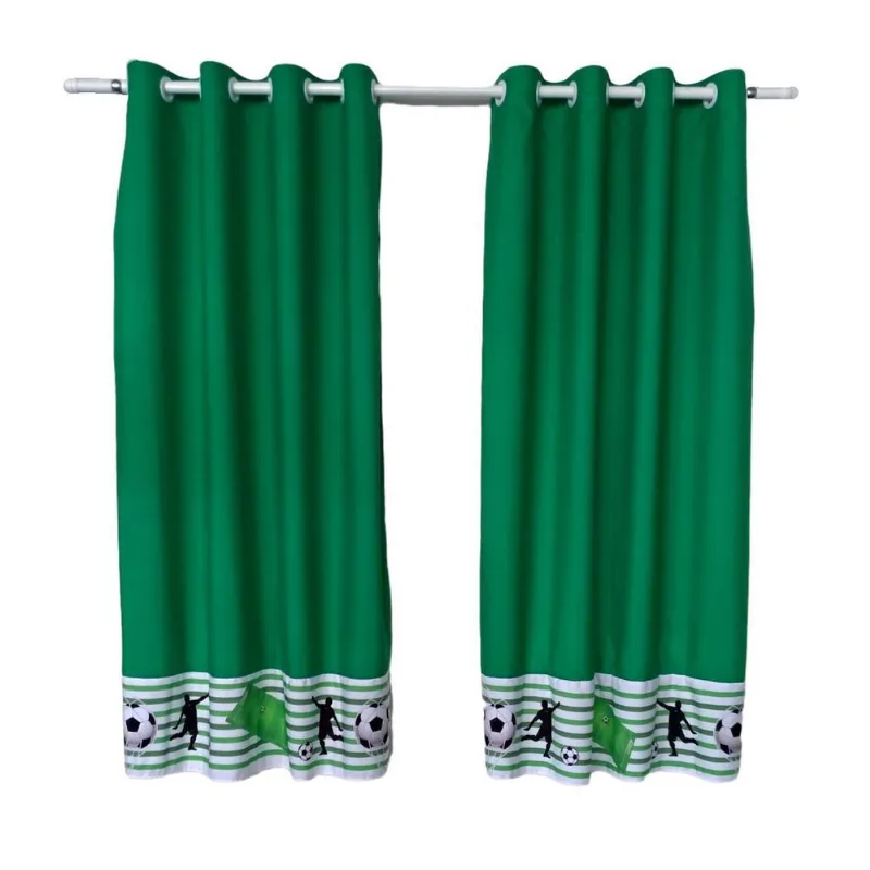 Cortina De Futebol Jogos Verde Baby 2,60X1,70M