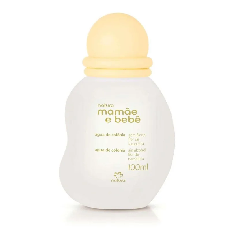 Água De Colônia Mamãe E Bebê Flor De Laranjeira Natura 100Ml
