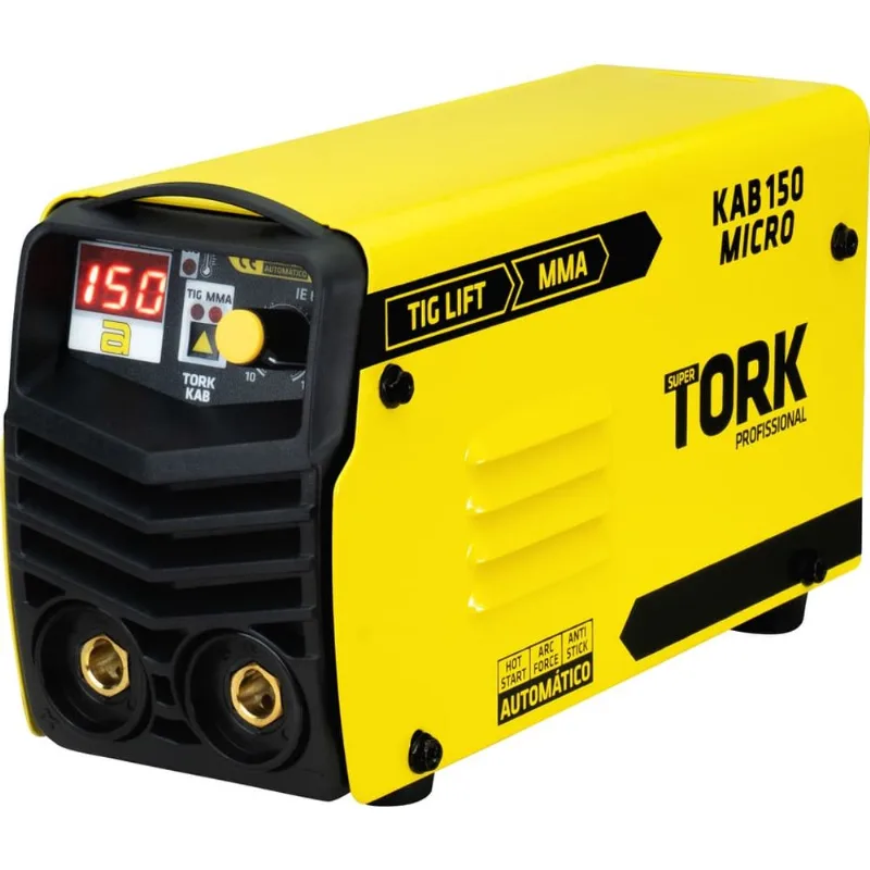 Inversora de Solda 150A Eletrodo/TIG KAB 150 Micro Bivolt Super Tork Inversora de Solda 150A Eletrodo/TIG KAB 150 MICRO Bivolt SuperTork