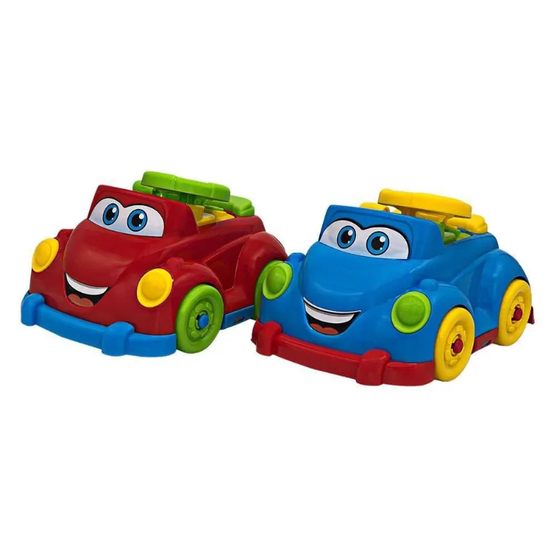 Carrinho Baby Driver Com Pecinhas Que Fazem Barulho Colorido