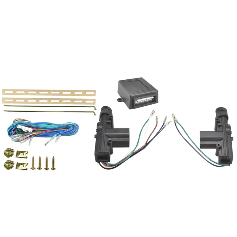 Kit de Travas Elétricas Universal 12V Duas Portas Mono Serventia Anxt