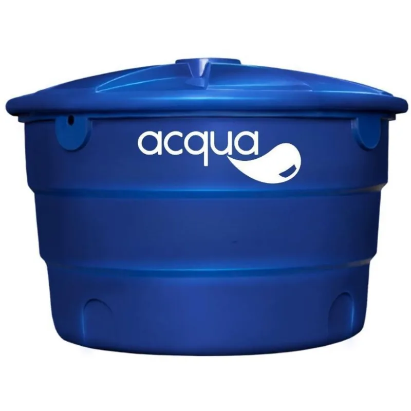 Caixa D'Água Polietileno Acqua Com Tampa 1000L