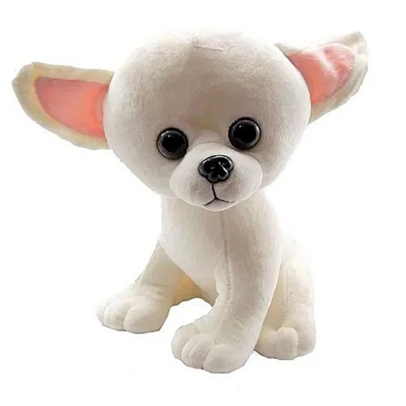 Cachorro Pelúcia 23 C m Chihuahua Bege