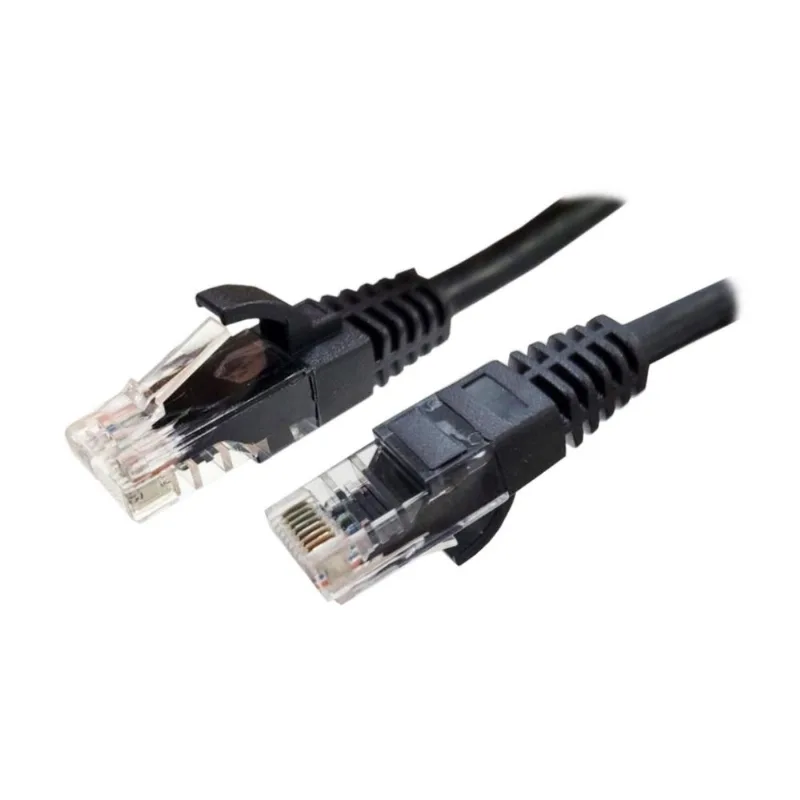 Cabo De Rede Utp (Patch Cord) Rj45 Cat 6 - 1.5 Metros - Anatel - Preto - Seclan Cy-5128-cat6-1.5m-bk