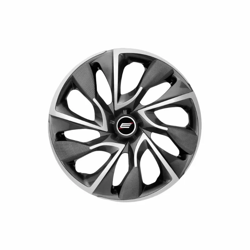 Calota Aro 14 Ds4 Sport Cup Esportiva Universal - Elitte Grafite Prata