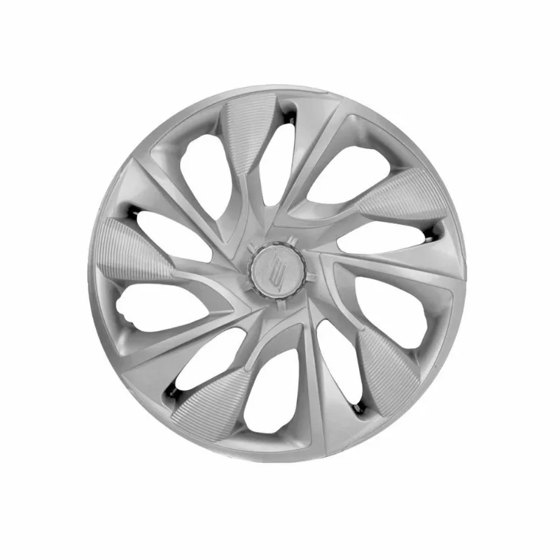 Calota Aro 15 Ds4 Silver Esportiva Universal - Elitte Prata