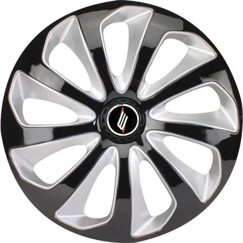 Calota Universal Modelo Velox Aro 14 Pol. Black/silver