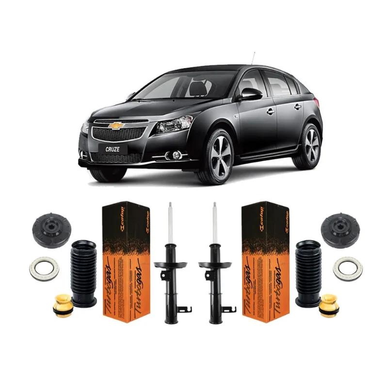 Amortecedor + Kit Suspensão Dianteira Cruze 2011 2012 2013