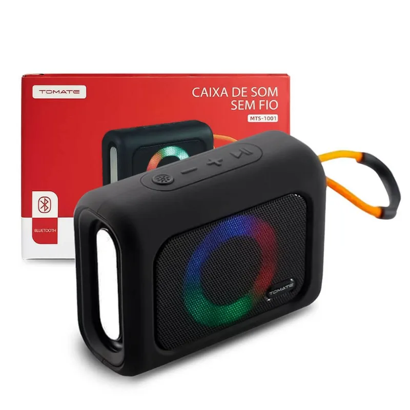 Caixa De Som Portátil Preto
