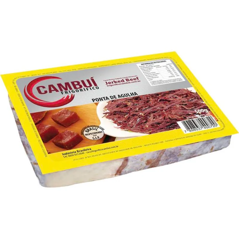 Jerked Beef Cambuí Ponta de Agulha 500g