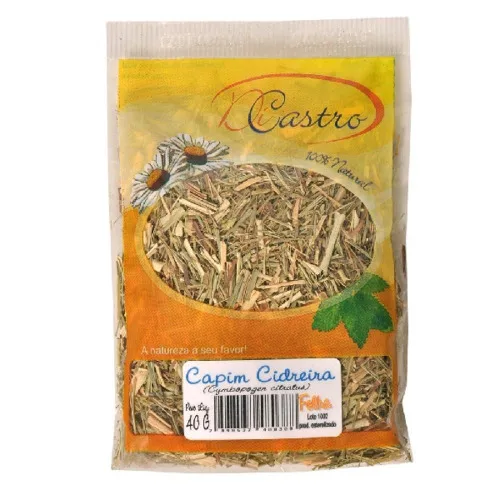 Capim Cidreira Cha 40g Dicastro - DICASTRO - Mercearia